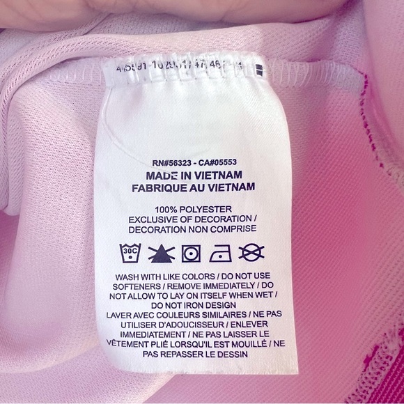 NIKE MEN Dry-Fit Victory Polo Shirt Sport Golf Business Casual Pink White Men M - Picture 4 of 16